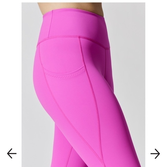 CLEARANCE FREE PEOPLE FP MOVEMENT PINK WAVE RIDER 7/8 LEGGINGS NWT - Picture 5 of 11